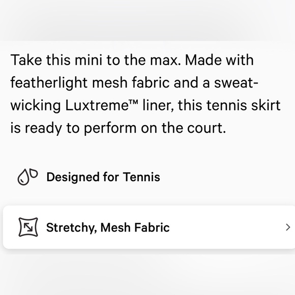 lululemon LIPGLOSS PINK mesh pleats MR mini tennis skirt - Picture 15 of 15